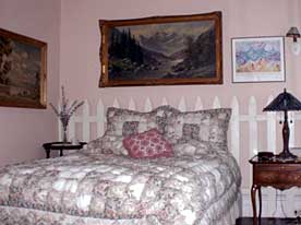 Bedroom at the Hudson City Bed and Breakfast in Hudson, NY